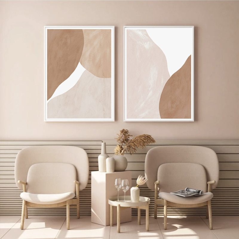 Abstract  Beige Terracotta