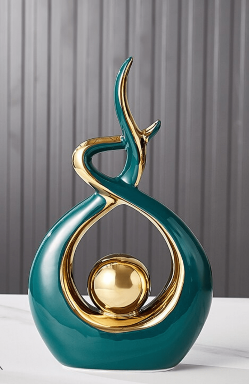 Abstract Ceramic Sculpture – Modern Art Decor for Home, Office, or Desk | Unique Gift Idea - Image 10