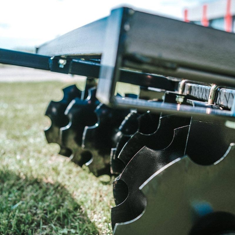 2024 Titan Distributors Inc. 4-Ft Notched Disc Harrow Attachment Pull Behind for ATV and UTV 2-in Towball Hitch NO250072 - Image 4