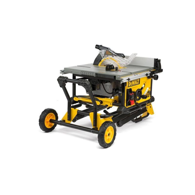 DW 15 Amp Corded 10 in. Job Site Table Saw with Rolling Stand DWE7491RS - Image 13