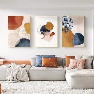 Abstract Morandi Watercolor Line