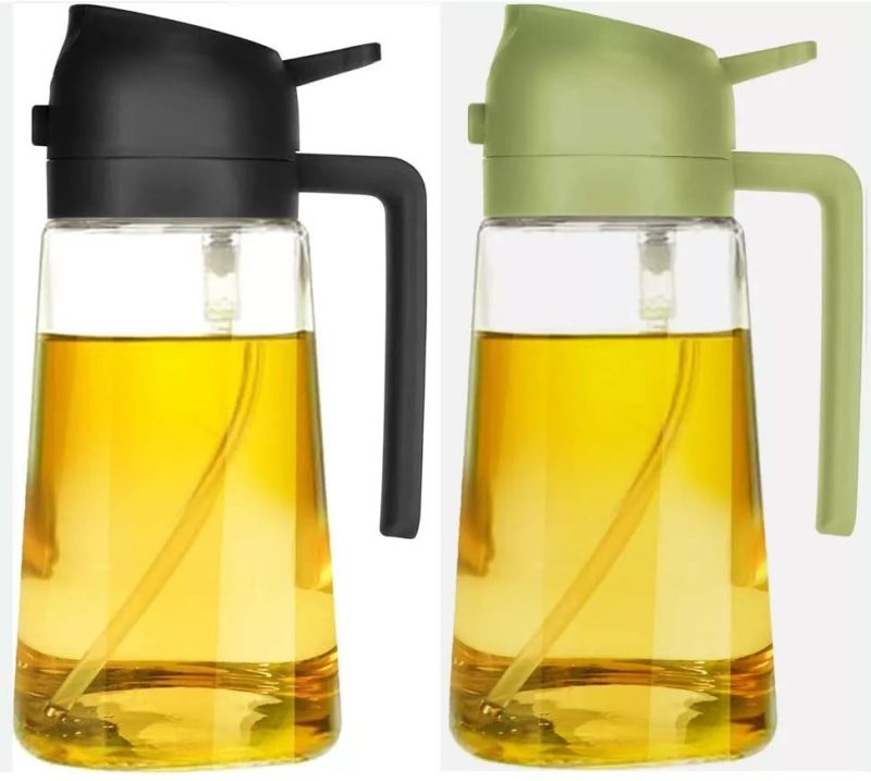 2 in 1 Oil Dispenser And Oil Spray  Bottles- 16Oz - Image 17