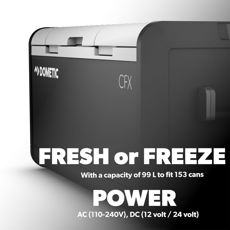 Dometic CFX3 100-Liter Portable Refrigerator and Freezer, Powered by AC/DC or Solar - Image 3