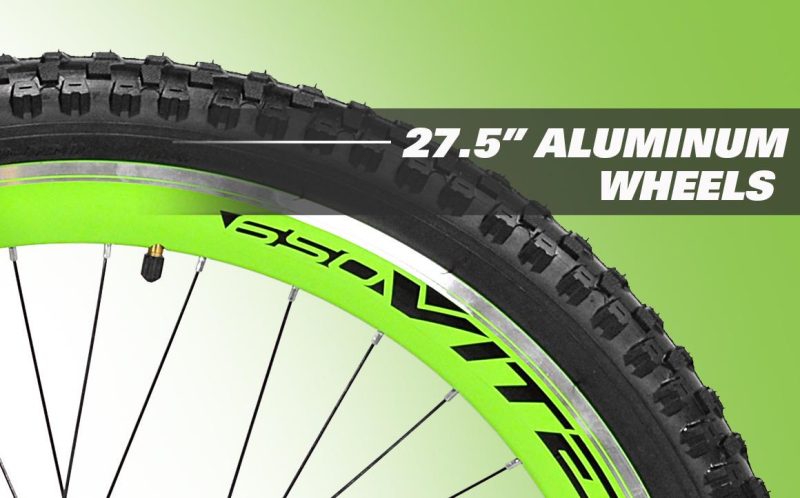 Genesis 27.5 RCT Mens Mountain Bike, Black/Green - Image 5