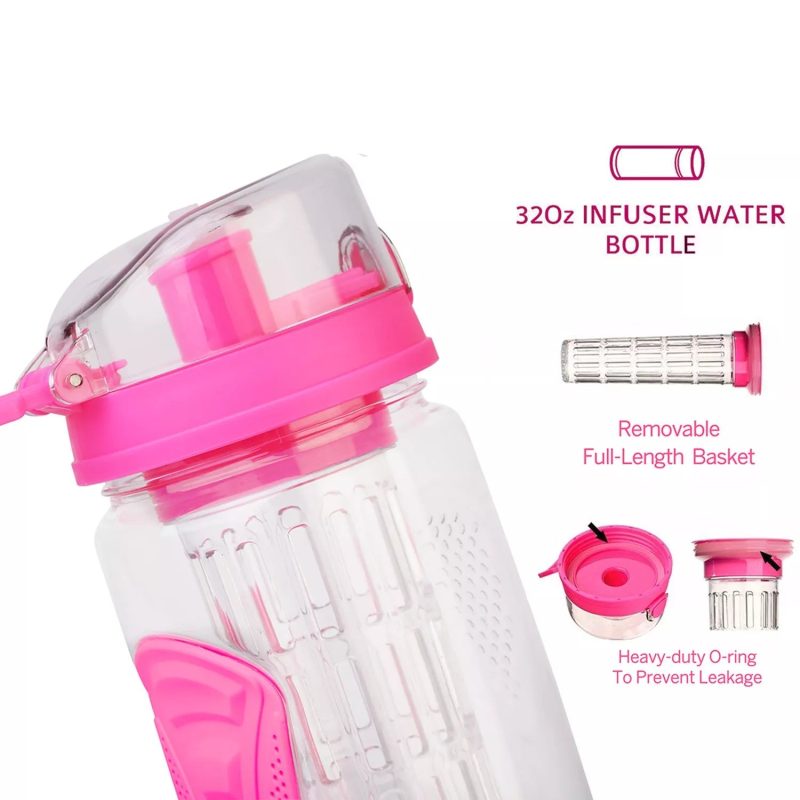 32 Oz Fruit Infusing Infuser Water Bottle- BPA Free - Image 15