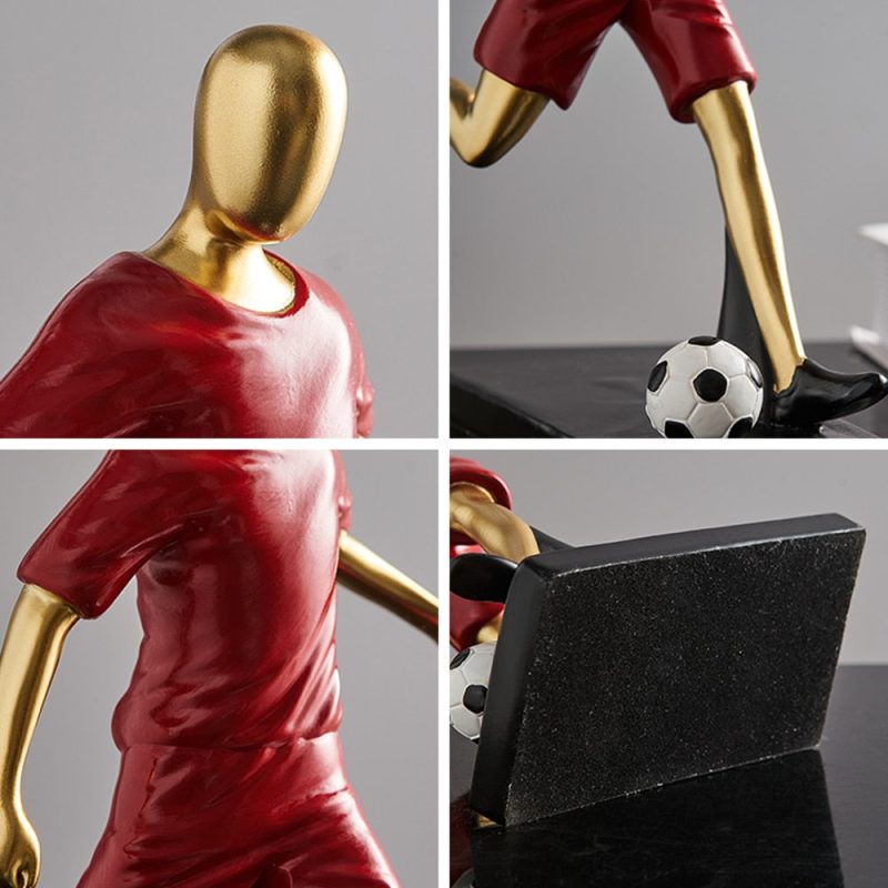 Abstract Football Player Figurine - Image 8