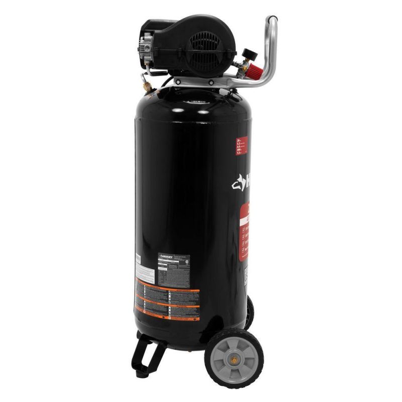 Husky 20 Gal. 200 PSI Oil Free Portable Vertical Electric Air Compressor C202H - 图片 14