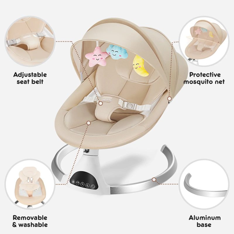 HARPPA Weddell | Electric Baby Swing - Image 19