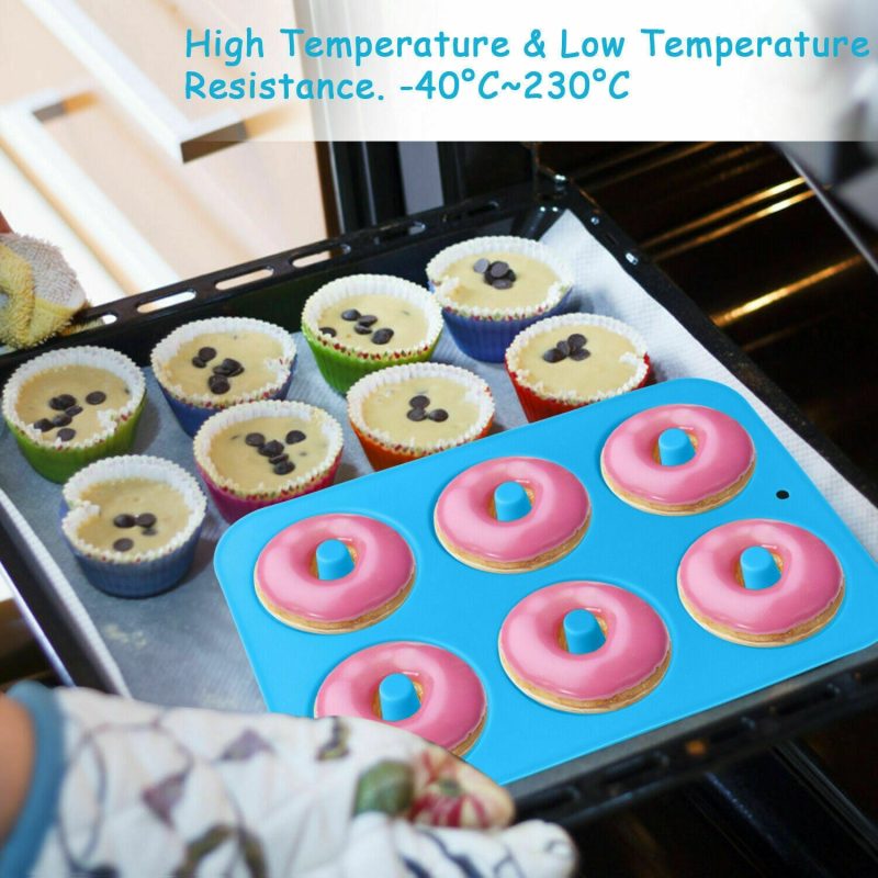 6-Hole Silicone Donut Baking Pan - Image 7