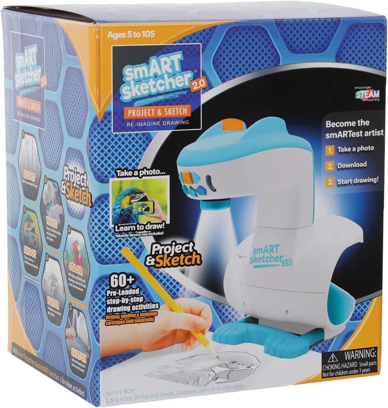 Flycatcher Smart Sketcher 2.0, Teal & White - Image 2