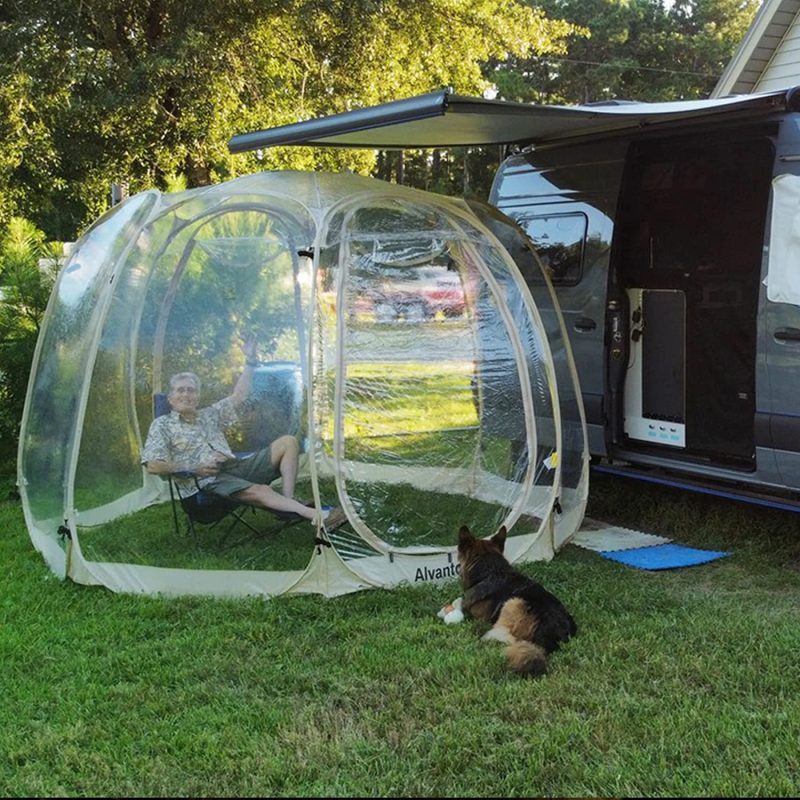 Alvantor Bubble Tent Pop Up Gazebo, 8-10 Person Igloo Dome Garden Patio Canopy Shelter - Image 6
