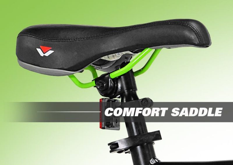 Genesis 27.5 RCT Mens Mountain Bike, Black/Green - Image 4