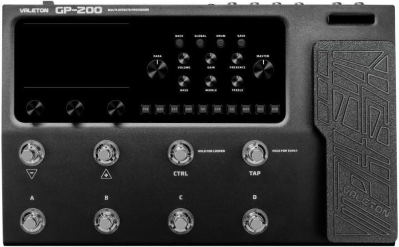GP-200 Multi-Effects Guitar/Bass Pedal with Expression, FX Loop, MIDI, Amp Modeling, IR Cab Simulation, Stereo, USB Interface - Image 10