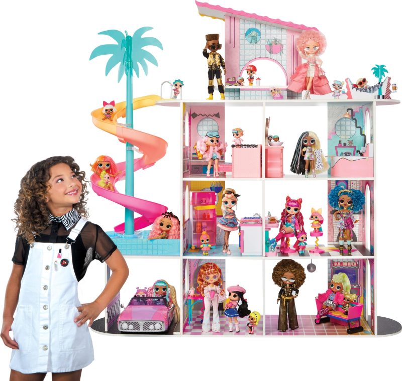 L.O.L. Surprise! OMG Fashion House Playset with 85+ Surprises, Made from Real Wood - Image 2