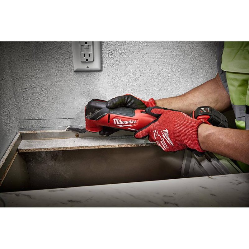 2836-21 M18 FUEL 18V Lithium-Ion Cordless Brushless Oscillating Multi-Tool Kit with one 5.0 Ah Battery, Charger and Tool Bag - Image 25