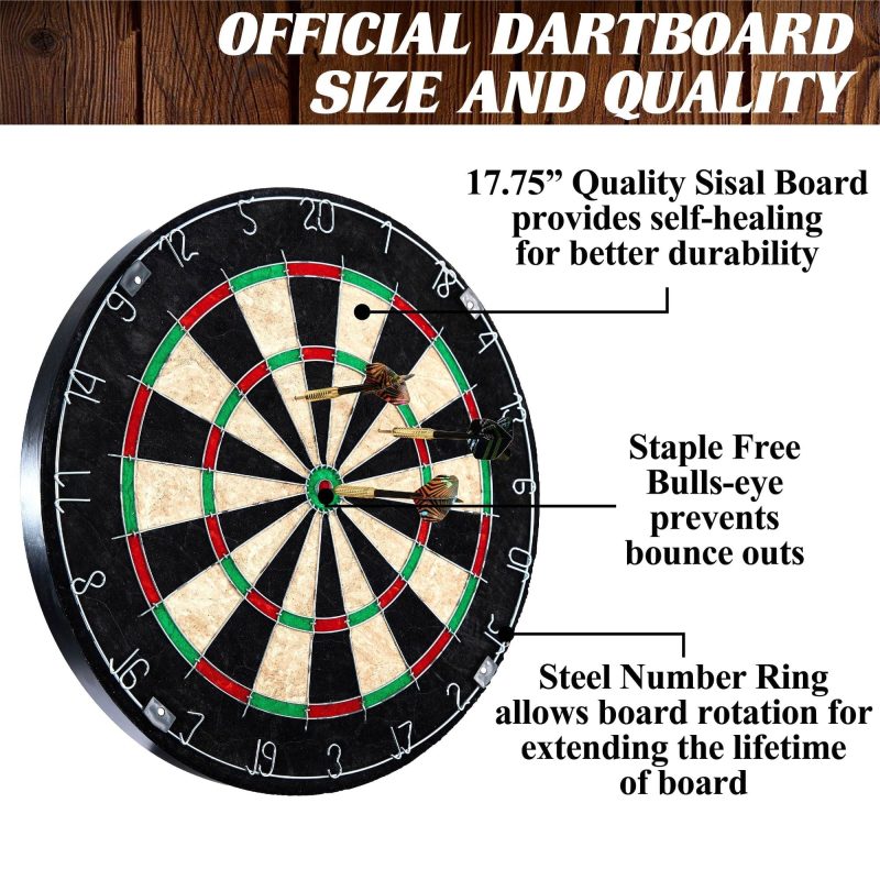 Barrington Billiard 84′′ Arcade Pool Table with Bonus Dartboard Set, Green - Image 6
