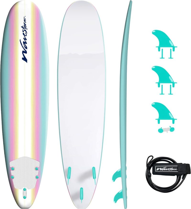 Classic Soft Top Foam 8ft Surfboard - 图片 4