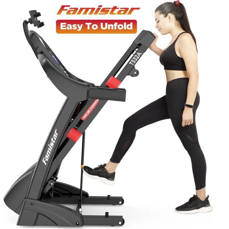 Famistar Folding Treadmill for Home with 15 Levels Auto Incline, 300LB Capcity, 10MPH Fast Speed Controls sgtnighsdesigns - Image 13