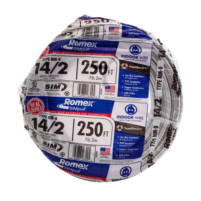 Southwire 250 ft. 142 Romex SIMpull Solid NM-B WG Wire 28827469 - Image 2