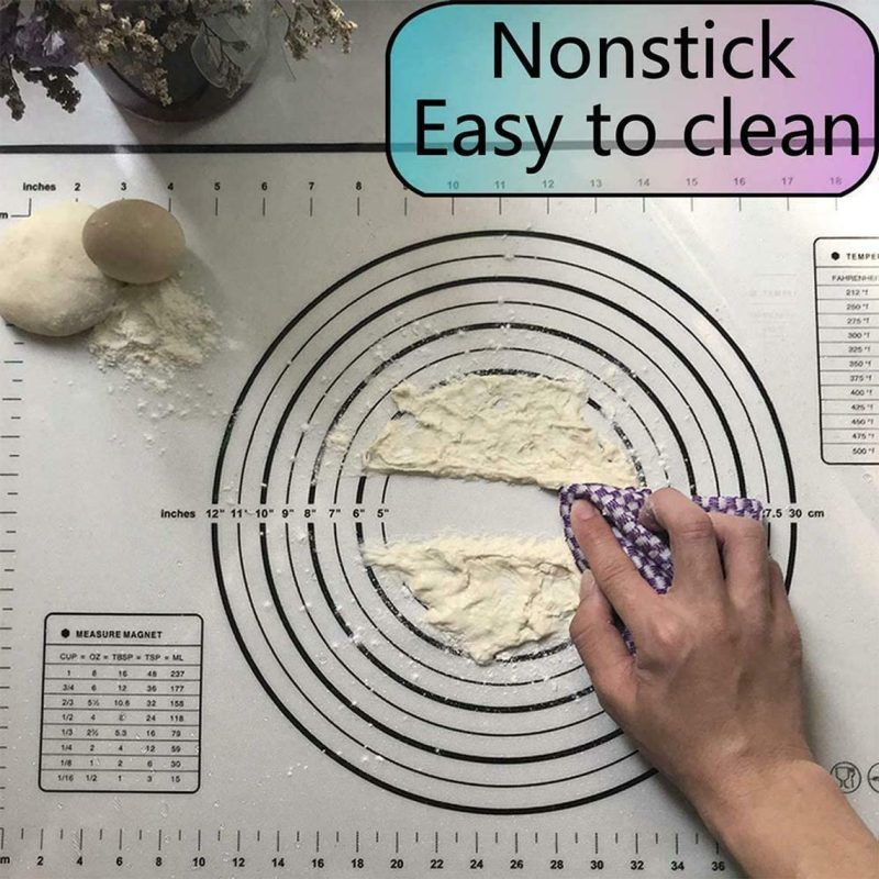 2 Pack Silicone, Non Slip, Measurement Pastry Mat - Image 6