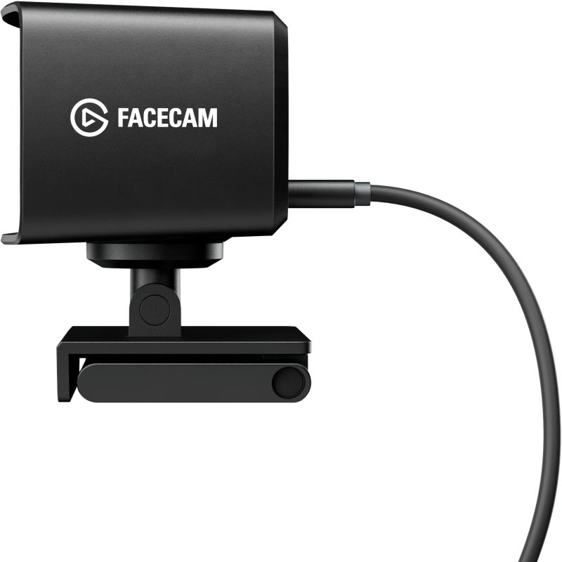 Elgato – Facecam Full HD 1080 Webcam for Video Conferencing, Gaming, and Streaming – Black - Image 2