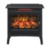 Duraflame 3D 24 W x 23.4 H x 12.9 D 34.1lb Infrared Electric Fireplace Stove - Cream - Image 2