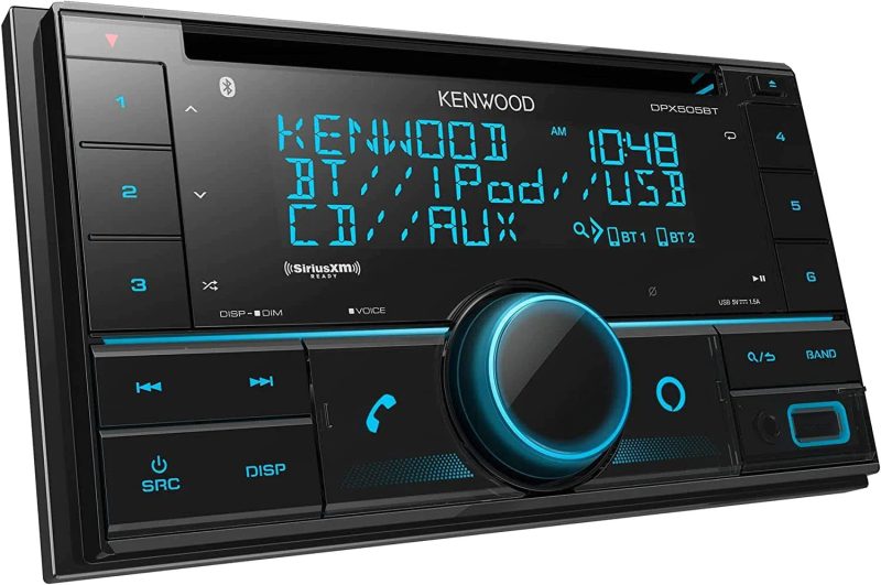 Kenwood Excelon DPX505BT Dual DIN CD Receiver with Bluetooth and SiriusXM Tuner - MadeInUSA - Image 9