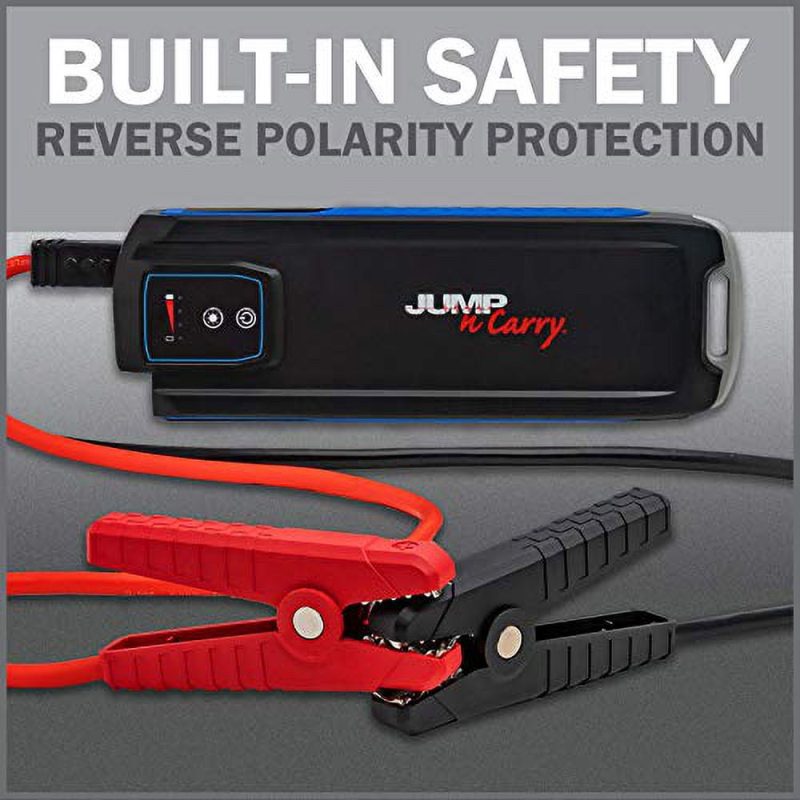 Jump-N-Carry KKC-JNC345 12V Lithium Jump Starter with 2 USB Ports & LED Flashlight - 图片 4