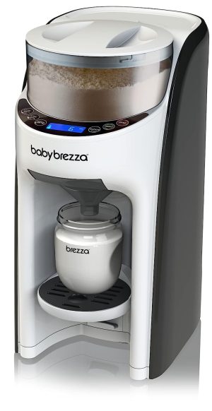Baby Brezza Formula Pro Advanced Dispenser, Automatic Warm Formula Maker, White, BPA-Free, Digital Controls, 50 oz Water Tank