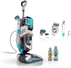 Shark CarpetXpert EX201 Carpet Cleaner, Cyan �C Deep Cleaning with StainStriker, Perfect for Pets, Includes Spot & Stain Remover Tools