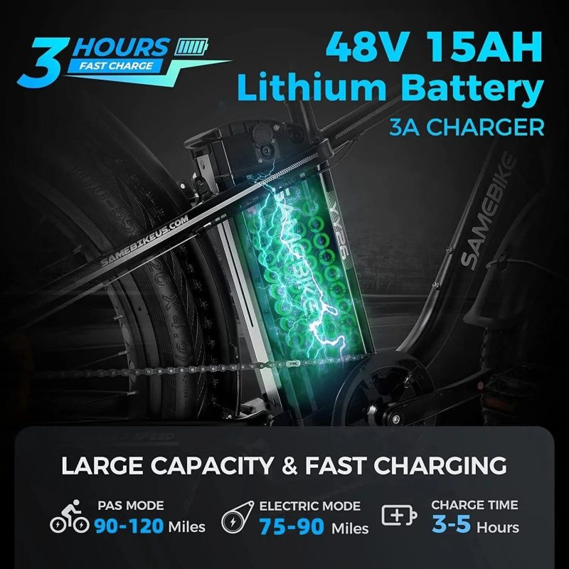 Outdoor electric bike with 48V/15Ah lithium battery - Image 6