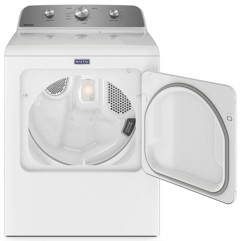 Maytag - 7.0 Cu. ft. Electric Dryer with Wrinkle Prevent - White - MadeInUSA - Image 9