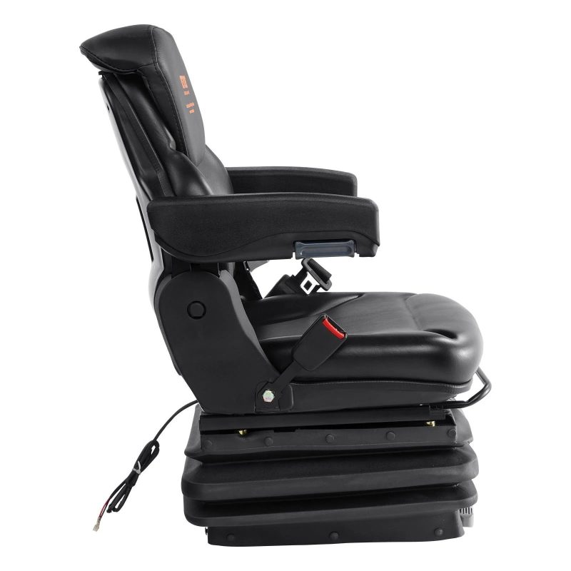 VEVOR Universal Tractor Seat Suspension Fold Down Forklift Seat with Adjustable Angle Back CCZYJZKFSAQDKKFORV0 - MadeInUSA - Image 7