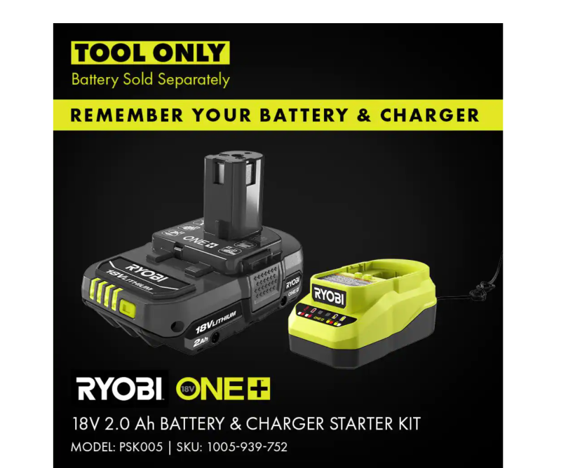 RYOBI P320P318 ONE 18V Cordless 2Tool Combo Kit with 18Gauge Brad Nailer and 23Gauge 138 in. Headless Pin Nailer Tools Only - MadeInUSA - Image 9