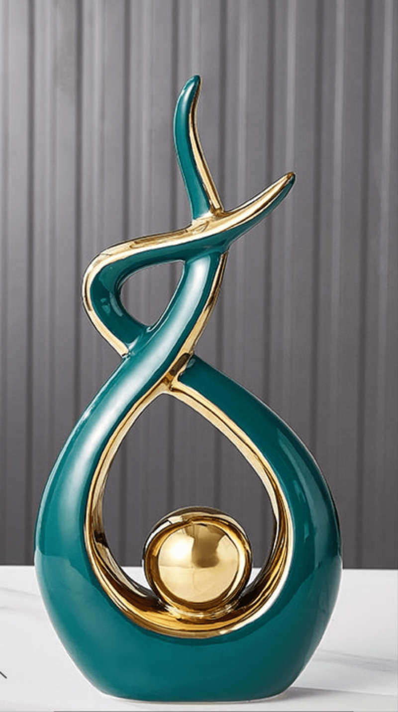 Abstract Ceramic Sculpture – Modern Art Decor for Home, Office, or Desk | Unique Gift Idea - Image 11