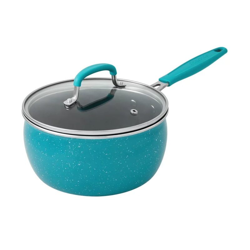 The Pioneer Woman Brilliant Blooms 38-Piece Cookware Set, Teal – Complete Kitchen Solution with Floral Design - Image 15
