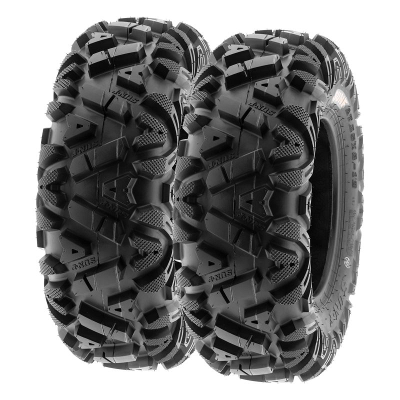 SunF All Terrain ATV UTV Tires 25×8-12 and 25×10-12 6 PR A033 (Complete Full Set of 4) - Image 5