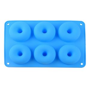 6-Hole Silicone Donut Baking Pan