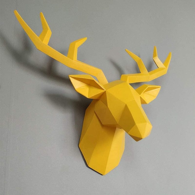 3D Deer Head Wall Statue - Image 14