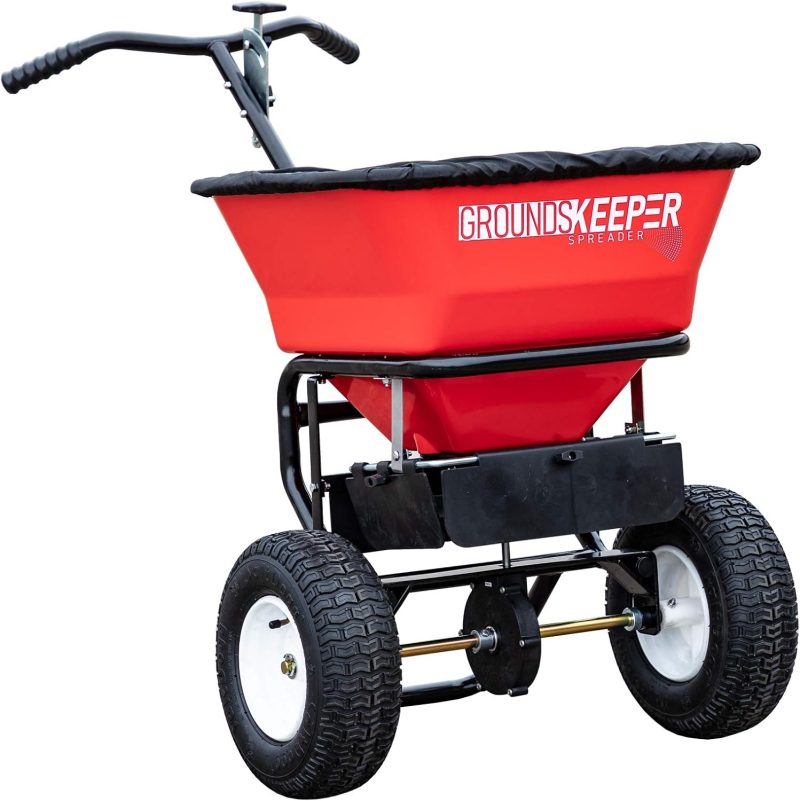 Multi-Purpose Walk Behind Push Spreader 3039632R Grounds Keeper, 100 Pound Capacity, Multi Use Tool for Grass Seed, Salt, De-Icer, Fertilizer and Seeds - Image 17