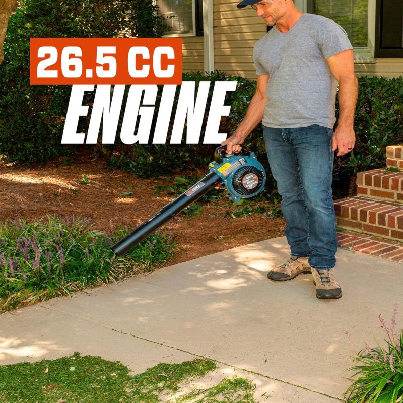 4QL 26.5 cc 4-Cycle Handheld Gas Leaf Blower, Up to 410 CFM and 125 MPH, Easy Start, Lightweight, Dual Grip Handle (BL4QL-L) - Image 4