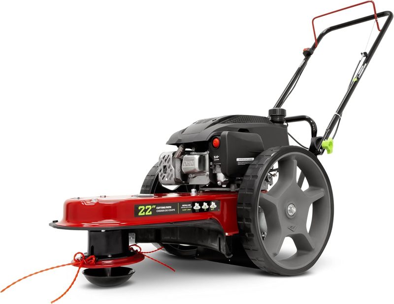 Walk Behind String Mower With 160cc Viper 4-Cycle Engine, 22 ?Cutting Diameter, 14 ?Never-Go-Flat Wheels, Easy Assembly, Adjustable Handlebar, Model # 40314 - Image 14