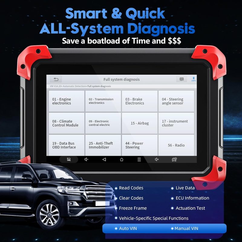 XTOOL D7 OBD2 Scanner: 2024 Automotive Diagnostic Tool with ECU Coding, Bidirectional Controls, 36+ Resets, Android 10, 3-Year Updates - Image 5