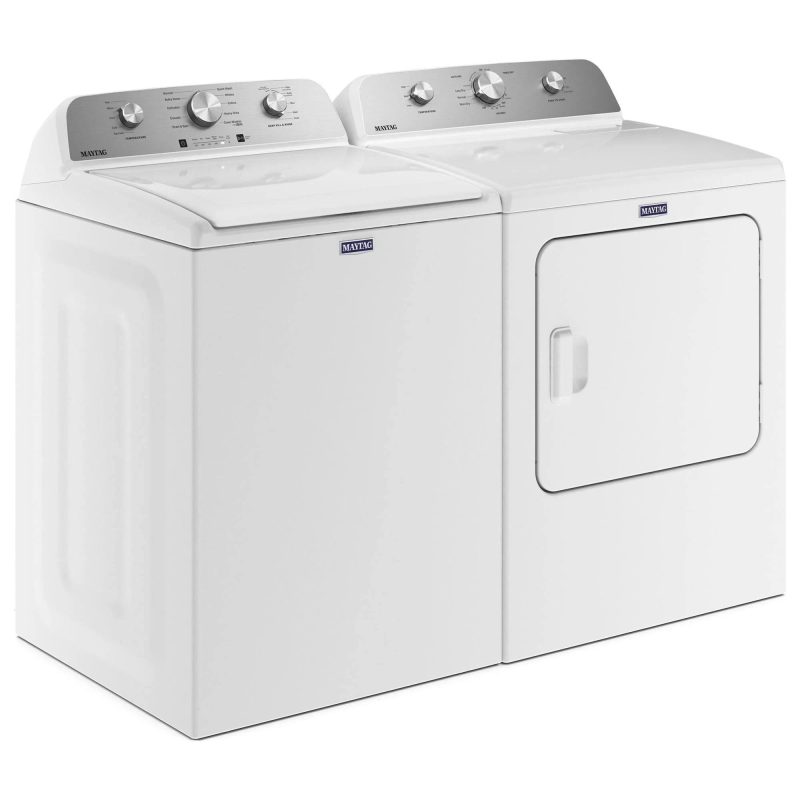 Maytag - 7.0 Cu. ft. Electric Dryer with Wrinkle Prevent - White - MadeInUSA - Image 8
