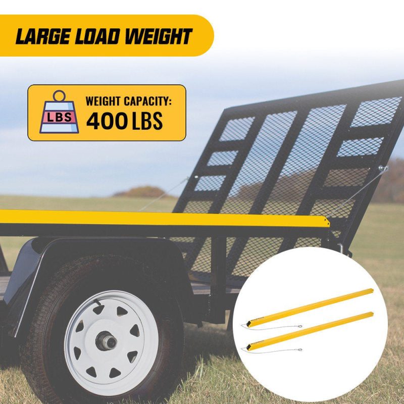 ECOTRIC 2-Sided Trailer Hitch Lift Tailgate Gate Ramp Lift Assist System 400 LBS - Image 3