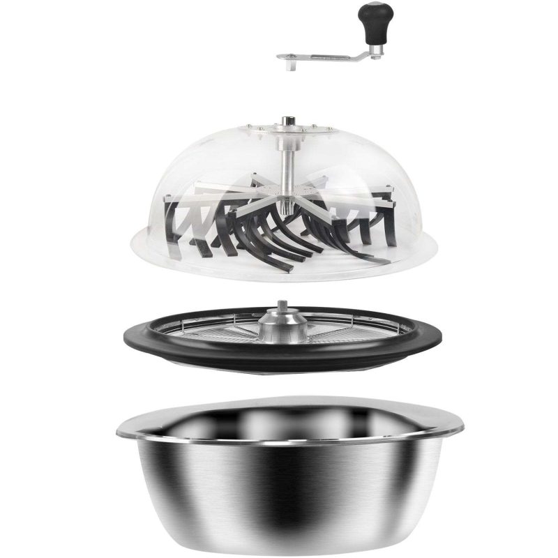 iPower 19′′ Leaf Bowl Trimmer with Sharp Stainless Steel Blades for Wet & Dry Cutting - 图片 6