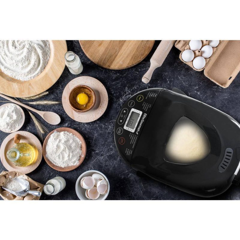 Elite Gourmet 2lb Programmable Bread Maker, 19 Settings, Black, EBM8103B - Image 5