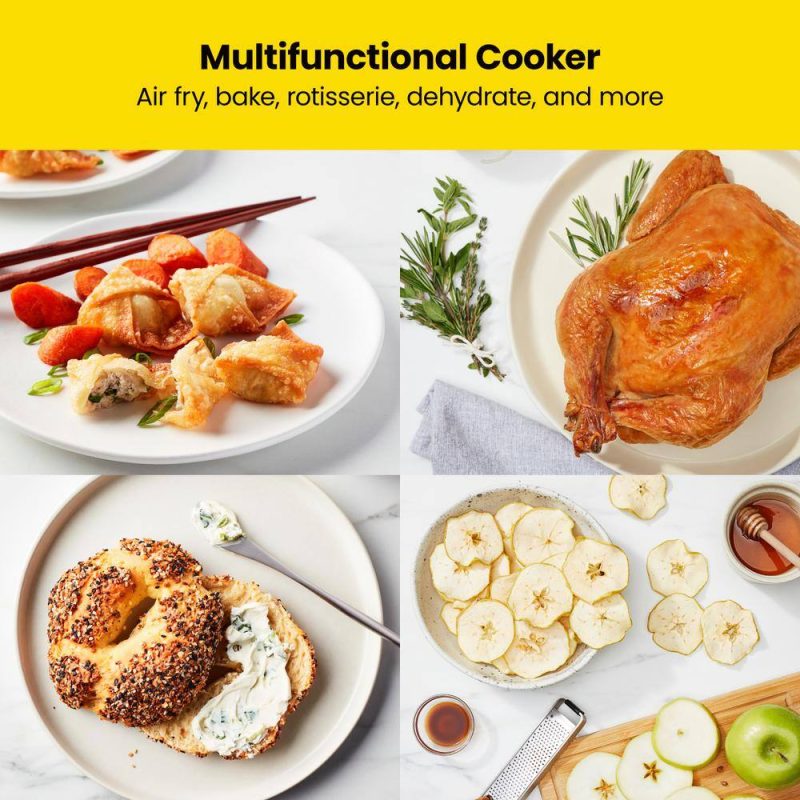 Chefman 10-Liter Digital Multifunction Air Fryer Plus Rotisserie Dehydrator Oven RJ38-10-RDO-V2 - 图片 6