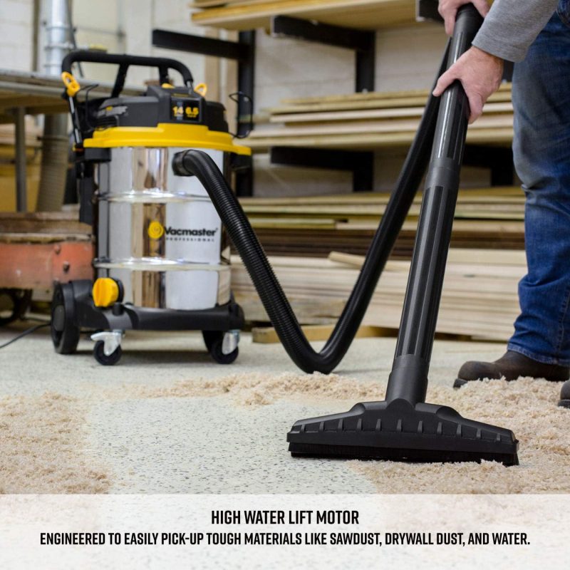 Beast Professional Series 14 Gal. 6.5 HP Steel Tank Wet/Dry Vac with Cart - Image 7