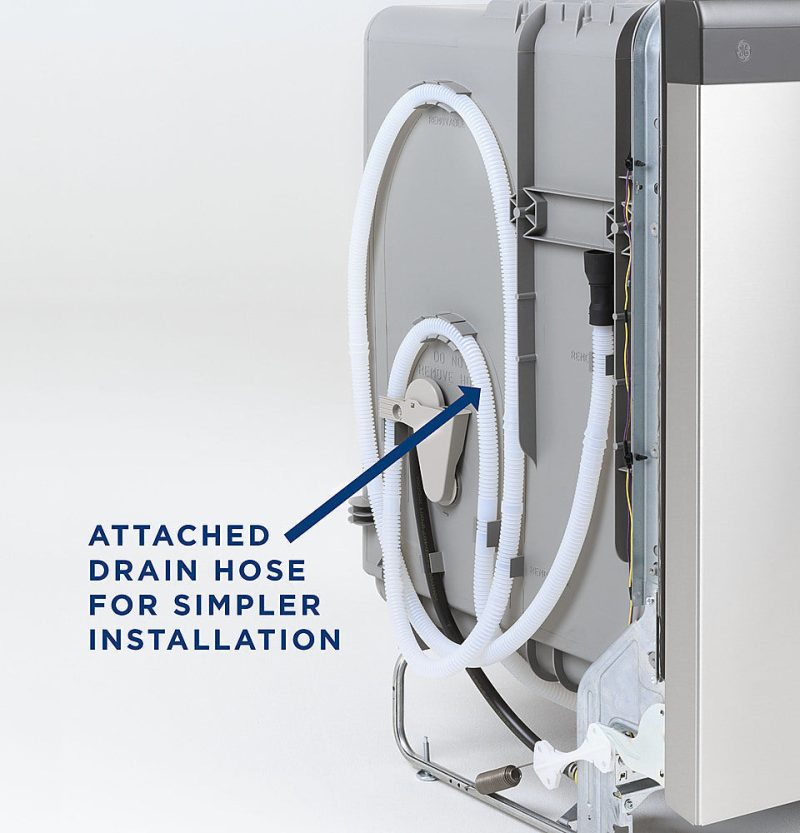 GE – Front Control Built-In Dishwasher with 55 dBA – Stainless steel - Image 14